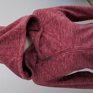 Fleece Roxy jacket, full-zip, hooded, sz M